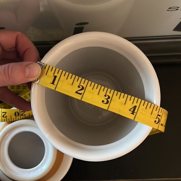 Giant XXL Starbucks Cookie Jar Ceramic Tumbler With Lid - Picture 10 of 12